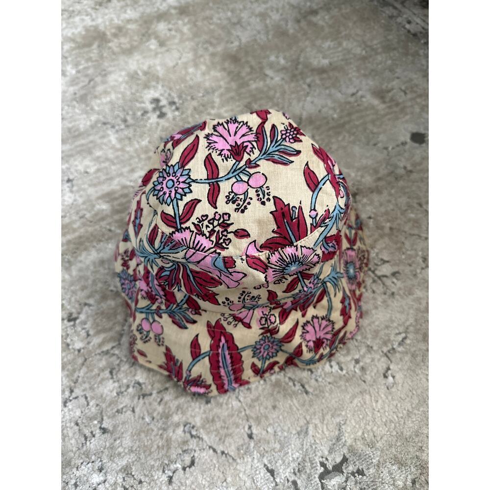 Hat Attack Floral Bucket Hat in Cream, Pink, Red, Blue